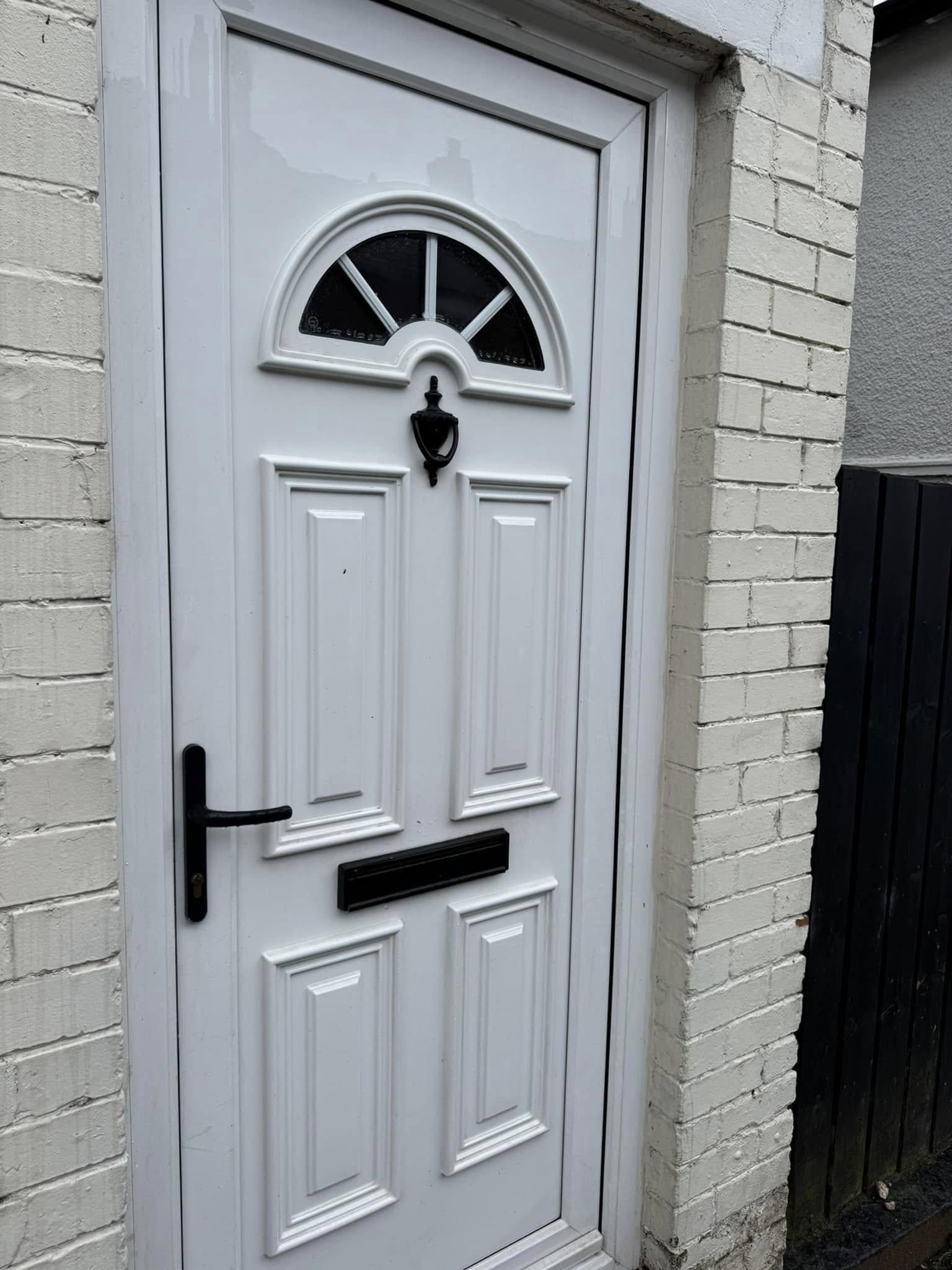 dirty PVC window after cleaning ninja cleaning services ni