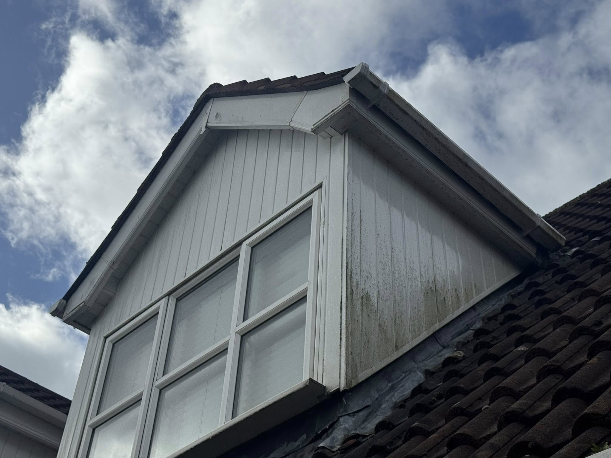 pvc board window cleaned drain dirty before